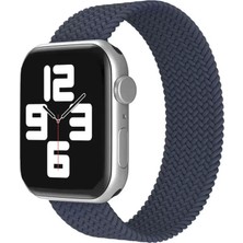 Uravas Store Newface Apple Watch 38MM Ayarlı Solo Silikon Kordon - Lacivert