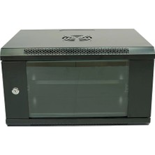 Racksan ML-6407S 7u Duvar Tipi Kabinet (350-530-400) Raf+Fan+Priz (Kdo)