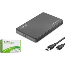 Hadron HDX1752S 2.5 Inç Sata Hdd-Ssd Harici Disk Kutusu USB 3.0 Micro-B - Siyah (Kdo)