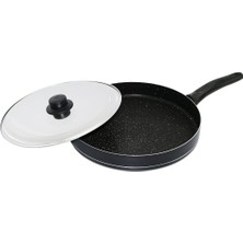Uravas Store 30CM Metal Kapaklı  Balık  Tavası (5528)