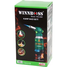 Uravas Store 2pcs Profesyonel Pürmüz Seti Pürmüz Torch Çakmak Başlık - Kamp Gazı 400ML (5047)