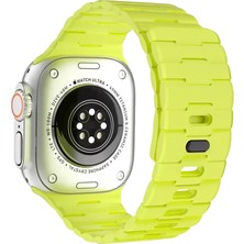 Uravas Store Newface Apple Watch Ultra 49MM Wowen Kordon - Yeşil