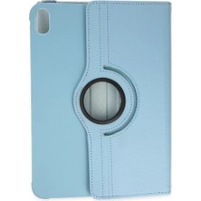 Uravas Store Newface Apple iPad 2022 10.9 (10.nesil) Kılıf 360 Tablet Deri Kılıf - Turkuaz