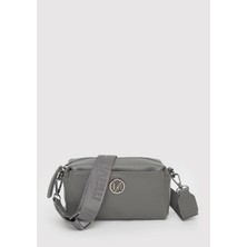 Mavi Mühür Logo Detaylı Gri Çapraz Çanta 1912662-32974