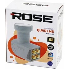 Uravas Store 4lü Uydu Lnb Unıversal Quad Full Hd -  3D - 0.1db RLE-400 (5047)