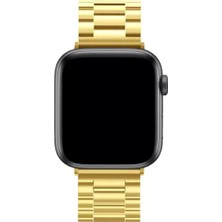 Uravas Store Newface Apple Watch 42MM Metal Baklalı Kordon - Gold