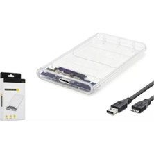 Nodar Hadron HDX1760 HDD Kutu Usb3.0 Plastik Sata 2.5" Transparent (Kdo)
