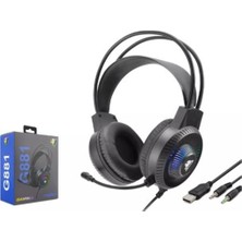 Nodar Hadron G881 Gaming Kulaklık 2-3.5mm + USB Siyah (Kdo)