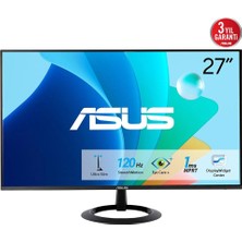 Asus 27" VZ279HG IPS 1920X1080 1ms 120hz HDMI VGA 3yil Cercevesiz Düsük Mavi Isik Ultra Slim Monitör (Kdo)
