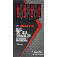 Uravas Store Izeltaş 4776008107 Delikli Torx Uçlu Tornavida Seti 7 Parça