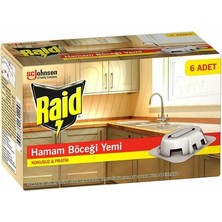 Uravas Store Raid 6 Parça  Hamam Böcek Yemi (5528)