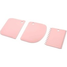 Uravas Store 3 Parça Plastik Hamur Kesici - Kazıyıcı (5528)