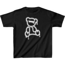 Tarz Yeri Çocuk Unisex Baskılı T-Shirt - Siyah