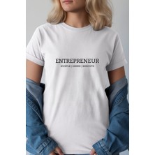 Velmora Fashion Unisex Oversize 24/1 Penye DTF Baskılı Tişört - DTF231