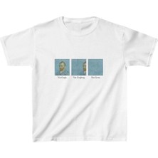 Tarz Yeri Çocuk Unisex Baskılı T-Shirt - Beyaz