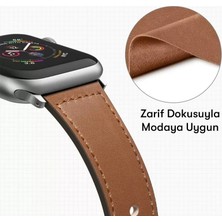 Uravas Store Newface Apple Watch 38MM KR415 Luaz Deri Kordon - Pembe