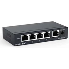 Ruijie-Reyee RG-ES105D 5-Port 10-100 Mbps Switch Metal Kasa (Kdo)