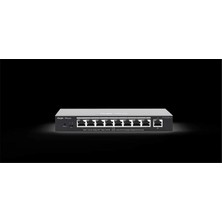 Ruijie-Reyee RG-ES209GC-P 8 Port Poe+ 10-100-1000MBPS+1PORT 10-100-1000MBPS Yönetilebilir Çelik 120W (Kdo)