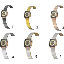 Uravas Store Newface Apple Watch 38MM Made Metal Kordon - Gümüş