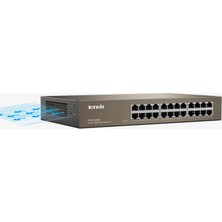 Tenda TEG1024D 24 Port 10-100-1000 Mbps Switch Çelik Kasa Rack Mount (Kdo)