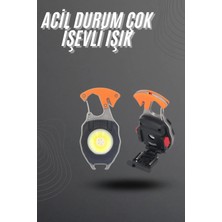Stylmenplus El Feneri LED Anahtarlık Çok Fonksiyonlu Mini Çakmak Özellikli