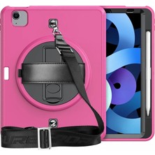 Uravas Store Newface Ipad Pro 11 (2020) Kılıf Strap-C Otterbox Tablet Kapak - Pembe
