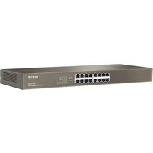 Tenda TEG1016G 16 Port 10-100-1000 Mbps 19" Switch Çelik Kasa Rack Mount (Kdo)
