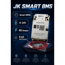 Jk Smart 8-24S 40A Bluetooth Akıllı Batarya Koruma Kartı Bms