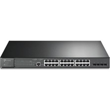 Omada Tp-Link TL-SG3428MP 24 Port 10-100-1000 Poe+ Switch 4 Port Sfp L2 Çelik Kasa Rack Mount (Kdo)