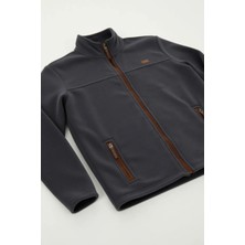 U.S. Polo Assn. Erkek Antrasit  Polar Örme Hırka 50290594-VR006