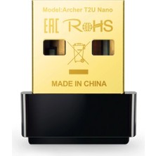 Tp-Link Archer T2U Nano 600 Mbps Kablosuz USB Adaptör AC600 (Kdo)