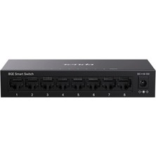 Tenda TEG2208D 8 Port 10-100-1000 Switch Cloud Yönetilebilir Çelik Kasa Switch (Kdo)