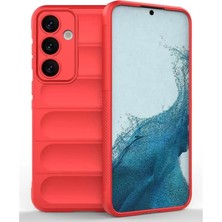 Uravas Store Samsung Galaxy S24 Fe Kılıf Optimum Silikon - Kırmızı