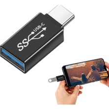 Uravas Store Ally Dişi USB To Type-C Otg Çevirici Dönüştürücü ADAPTÖR-(5775)