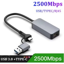 Uravas Store Usb/type C 2.5g Ethernet Çevirici ZR1144