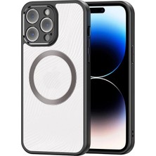 Uravas Store Dux Ducis iPhone 14 Pro Aimo Series Magsafe Premium Buzlu Sert Pc-Tpu KILIF-(5775)