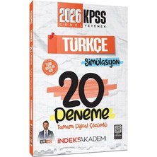 İndeks Akademi Yayıncılık 2026 Kpss Gy Türkçe Simülasyon 20 Deneme İndeks Akademi