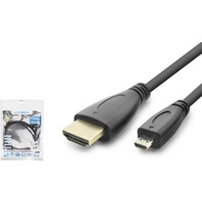Uravas Store HDMI To Micro HDMI Kablo 1.5 M - Siyah HDX2007