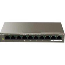 Tenda TEF1110P-8-63W 10 Port 8 Port Poe+ 10-100 + 2 Port 10-100 Switch (Kdo)