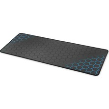 Uravas Store Mouse Pad 300 x 700 mm - Petek Desenli Mavi ZR993