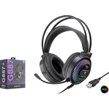 Uravas Store Kulaklik USB Rgb 7.1 - Si̇yah G887