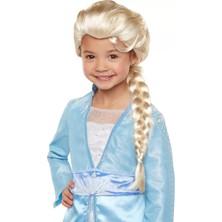 Uravas Store Platin Altın Dore Renk Karlar Ülkesi Elsa Frozen Peruğu Çocuk Boy
