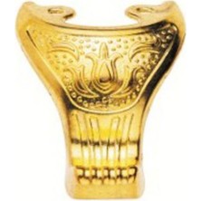Uravas Store Sarı 50 Adet Pati / Yeşim Yatık Ayak 4,5 cm - Dekoratif, Şık, Özel, Hobi, Sunum, Tepsi, Stand, Sandık, Kutu Ayağı