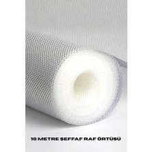 Uravas Store 10 Metre Şeffaf Silikonlu Kaymaz Çekmece Içi Düzenleyici