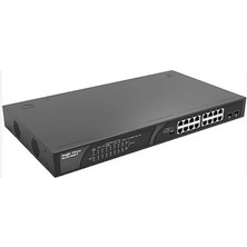 Ruijie-Reyee RG-ES118GS-P-L 18 Portlu Gigabit 16 Port Poe+ 10-100-1000 Mbps 2 Port Sfp 247W (Kdo)