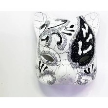 Uravas Store Siyah Renk Işlemeli Seramik Malzemeden Imal Venedik Kedi Model Magnet