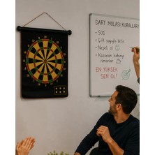 Uravas Store Aile ve Arkadaş Oyunları Için Manyetik Dart Tahtası 6 Ok Dahil