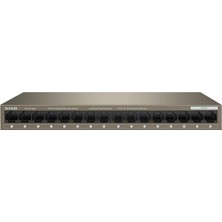 Tenda TEG1016M 16 Port 10-100-1000 Mbps Switch Metal Kasa (Kdo)