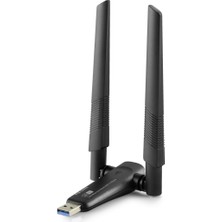 Uravas Store USB Wıfı Adaptor AC1200 2.4ghz&amp;5ghz RTL8812BU Wifi5 Siyah UAC20