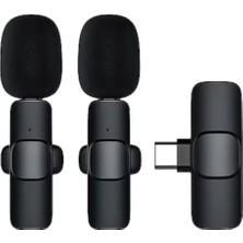 Uravas Store ZR106 K9 Ikili Type-C Mikrofon